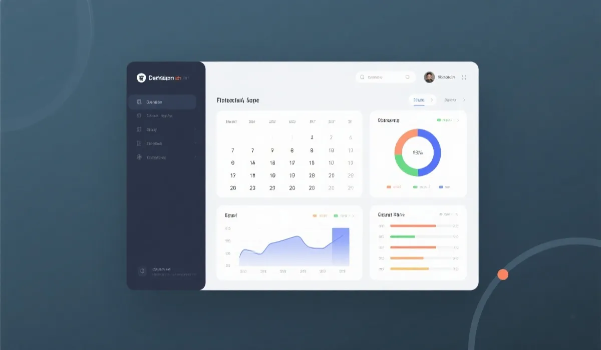 数据看板与开奖日历示意图